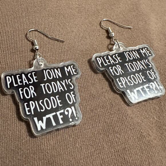 Wtf Drama earrings - Picture 2 of 4